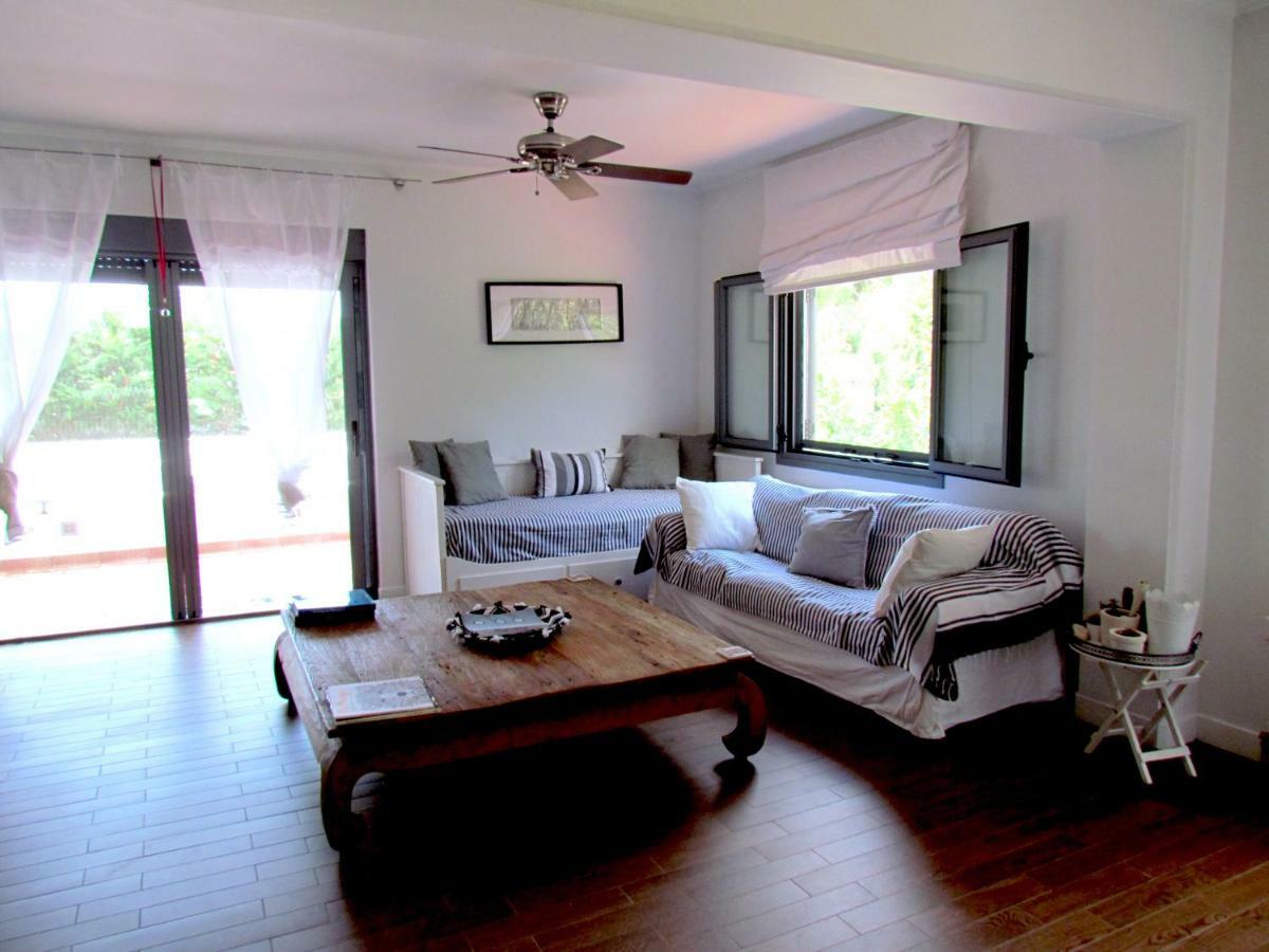 Zen Villa In Schinias Bagian luar foto