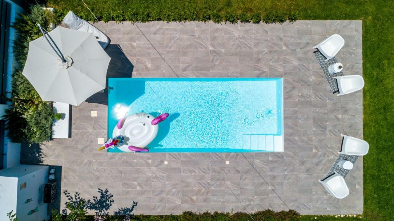 Zen Villa In Schinias Bagian luar foto