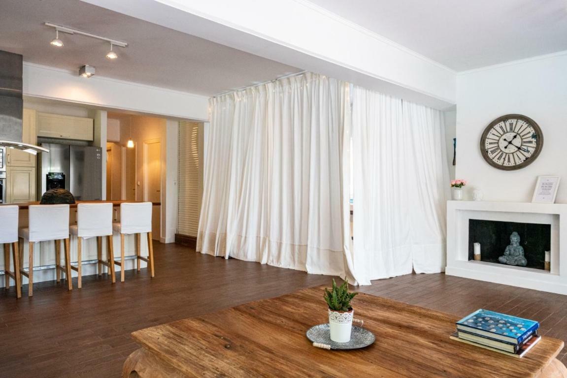 Zen Villa In Schinias Bagian luar foto
