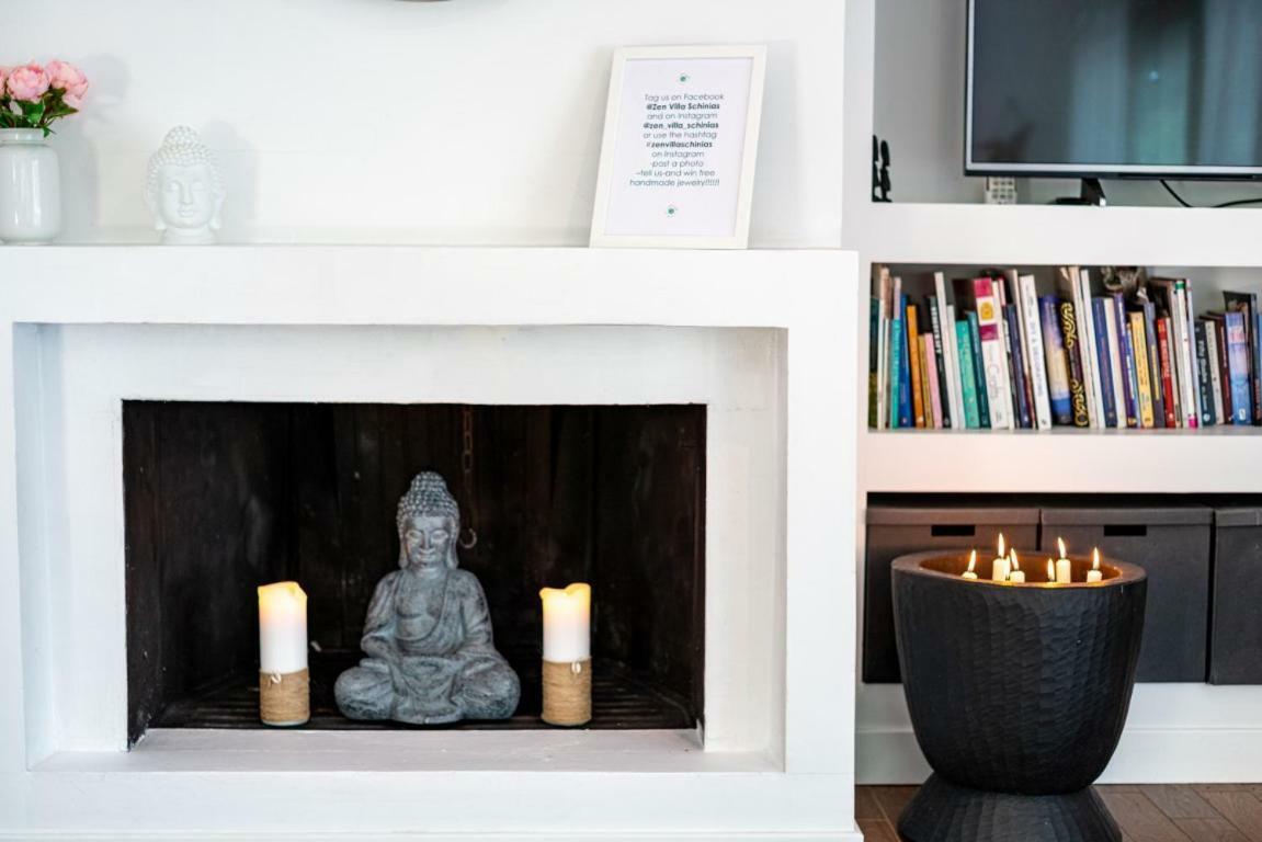 Zen Villa In Schinias Bagian luar foto
