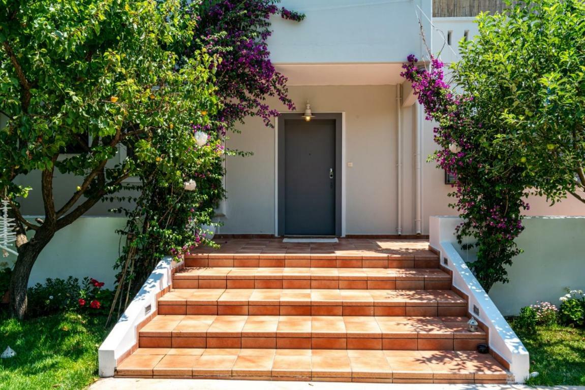 Zen Villa In Schinias Bagian luar foto